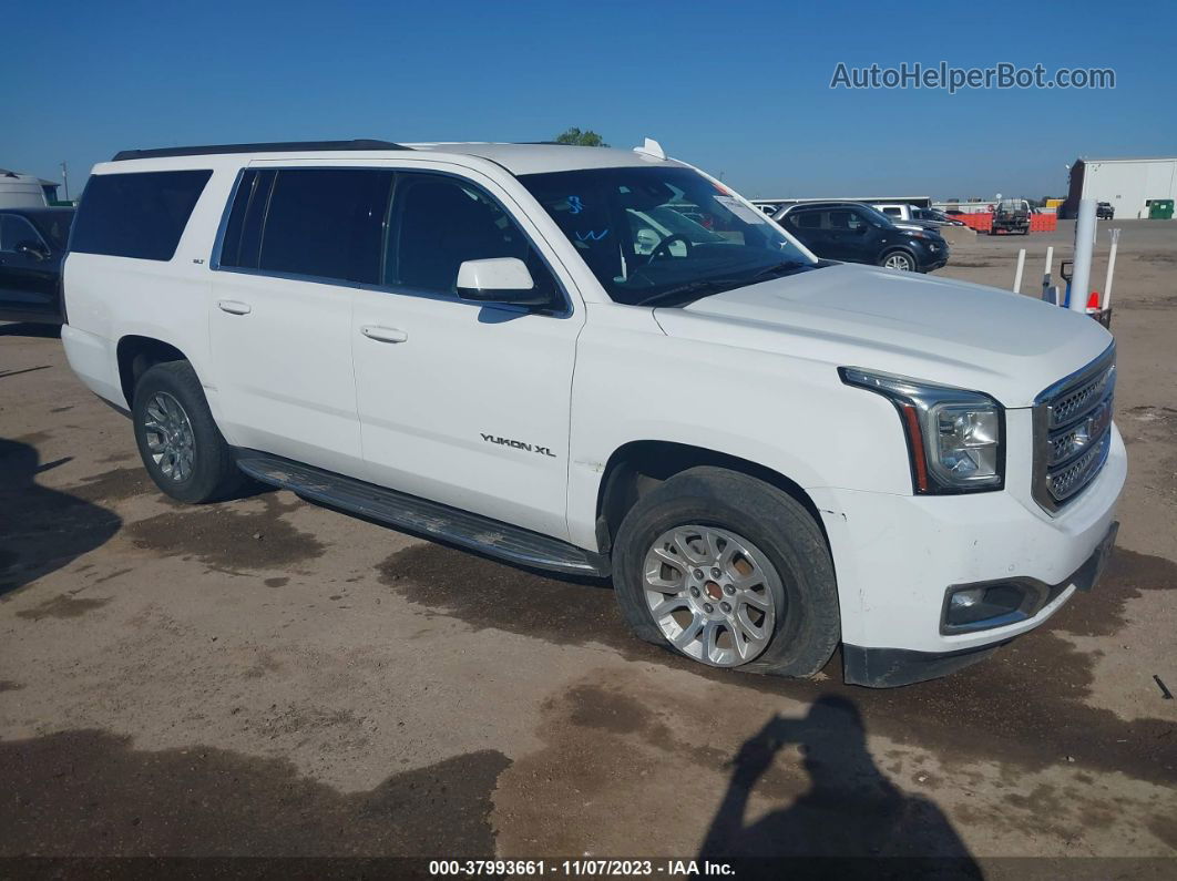 2017 Gmc Yukon Xl Slt White vin: 1GKS1GKC5HR382950