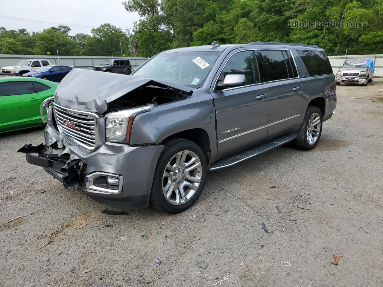 2020 Gmc Yukon Xl C1500 Slt Silver vin: 1GKS1GKC7LR170799