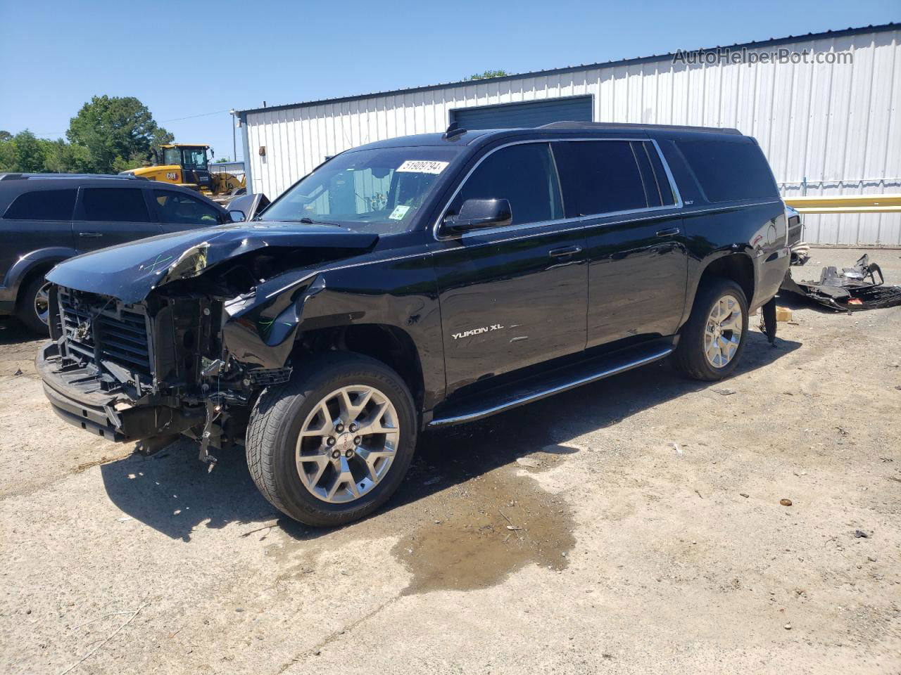 2017 Gmc Yukon Xl C1500 Slt Black vin: 1GKS1GKC8HR174965