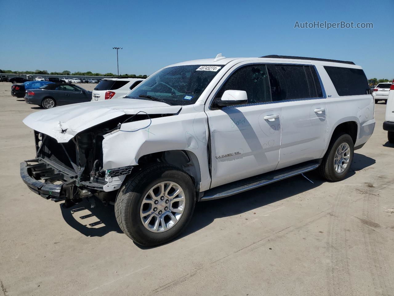 2020 Gmc Yukon Xl C1500 Slt White vin: 1GKS1GKC8LR244702