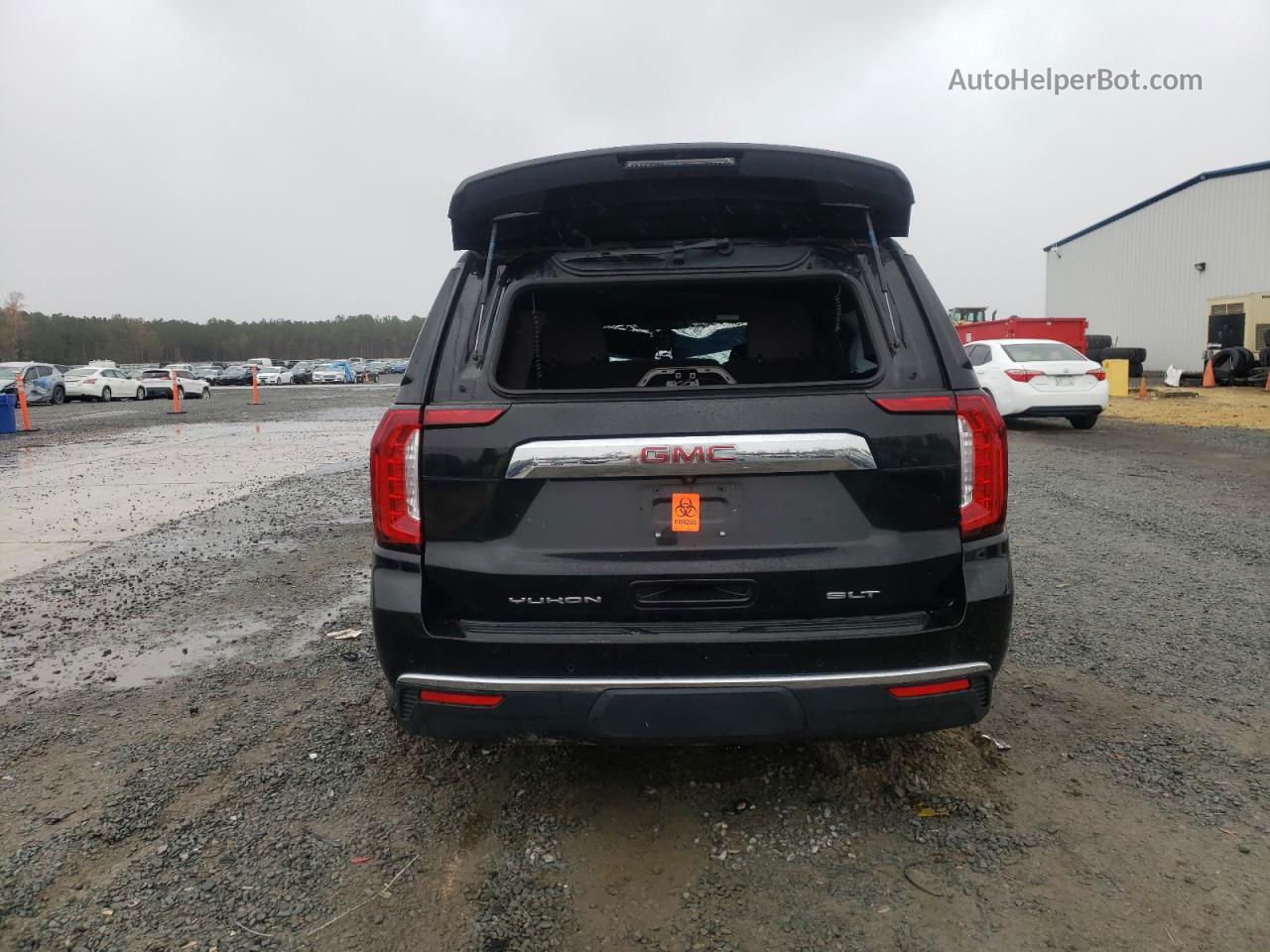 2021 Gmc Yukon Xl C1500 Slt Черный vin: 1GKS1GKD1MR355974