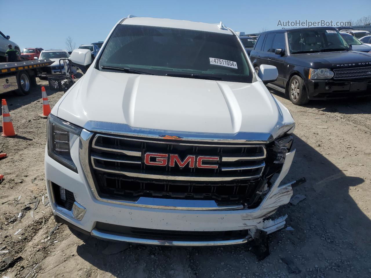 2021 Gmc Yukon Xl C1500 Slt White vin: 1GKS1GKD1MR460417