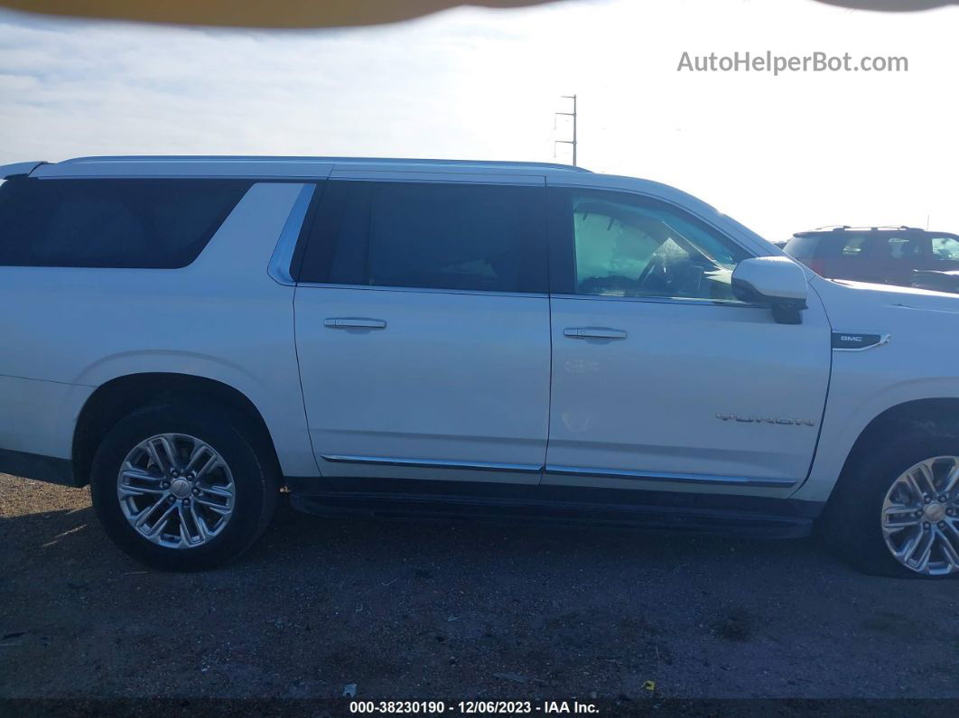 2021 Gmc Yukon Xl 2wd Slt White vin: 1GKS1GKD2MR368233