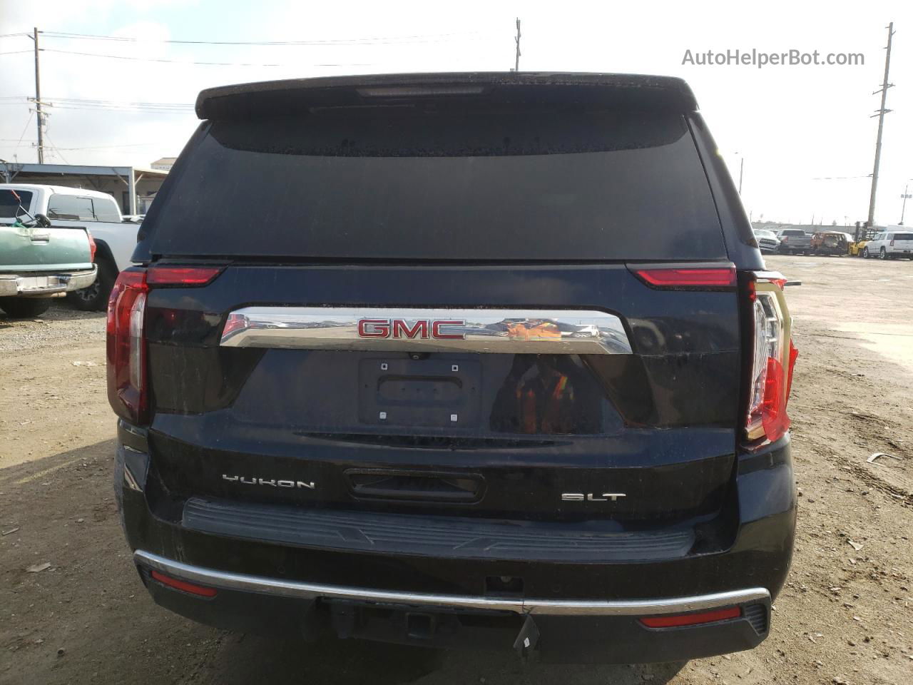 2021 Gmc Yukon Xl C1500 Slt Black vin: 1GKS1GKD6MR366338