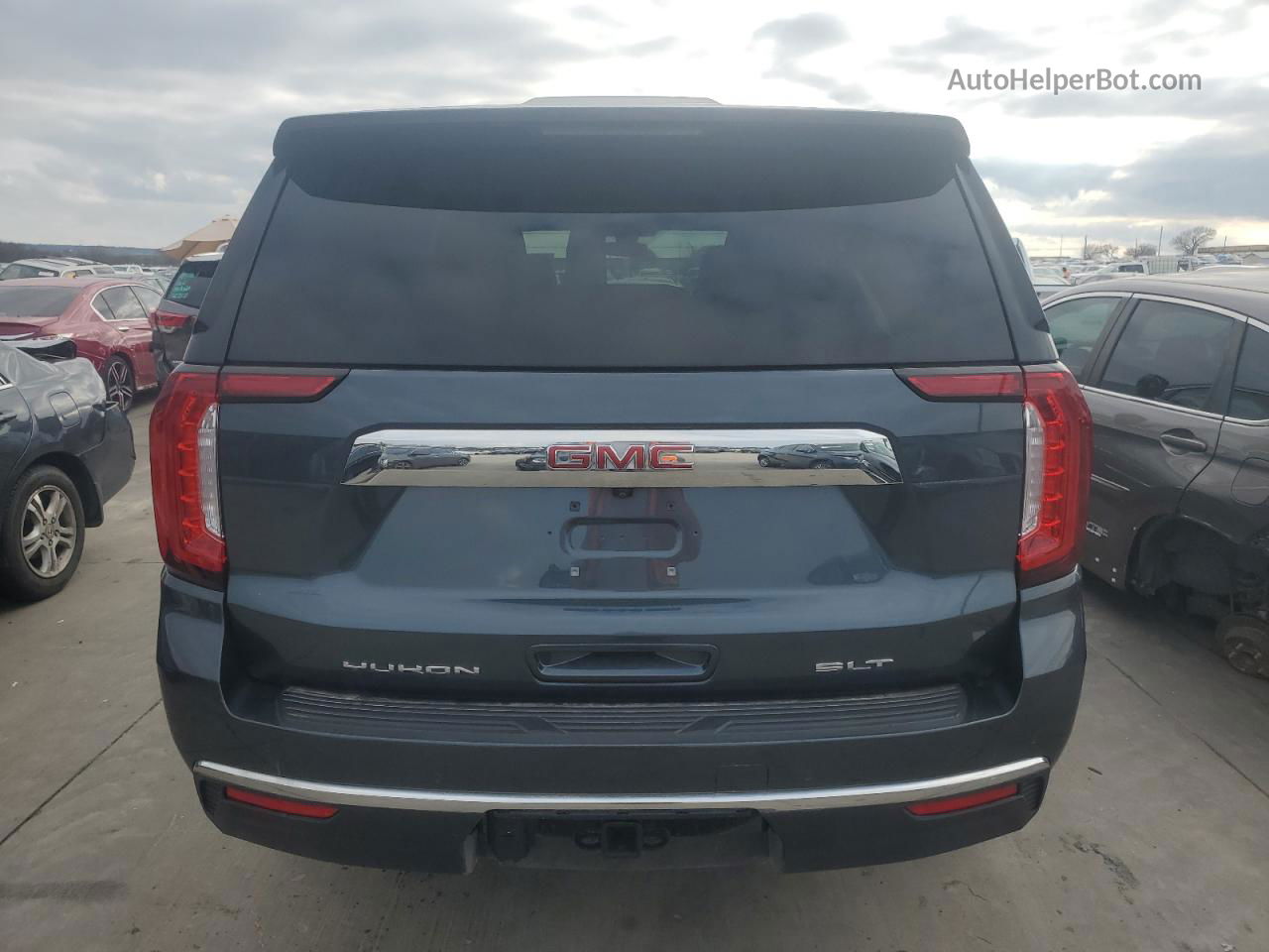 2021 Gmc Yukon Xl C1500 Slt Синий vin: 1GKS1GKD6MR368185