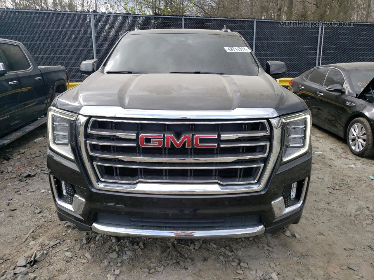 2021 Gmc Yukon Xl C1500 Slt Black vin: 1GKS1GKD7MR174135