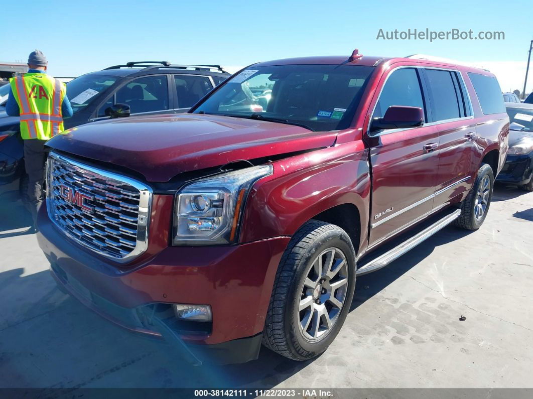 2020 Gmc Yukon Xl 2wd Denali Red vin: 1GKS1HKJ2LR171928