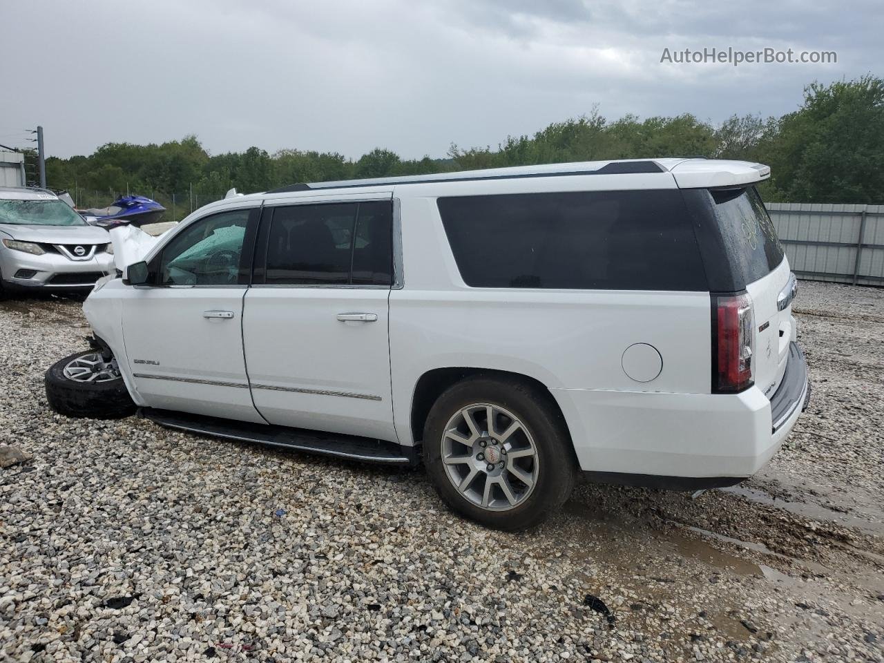 2020 Gmc Yukon Xl Denali White vin: 1GKS1HKJ2LR269583