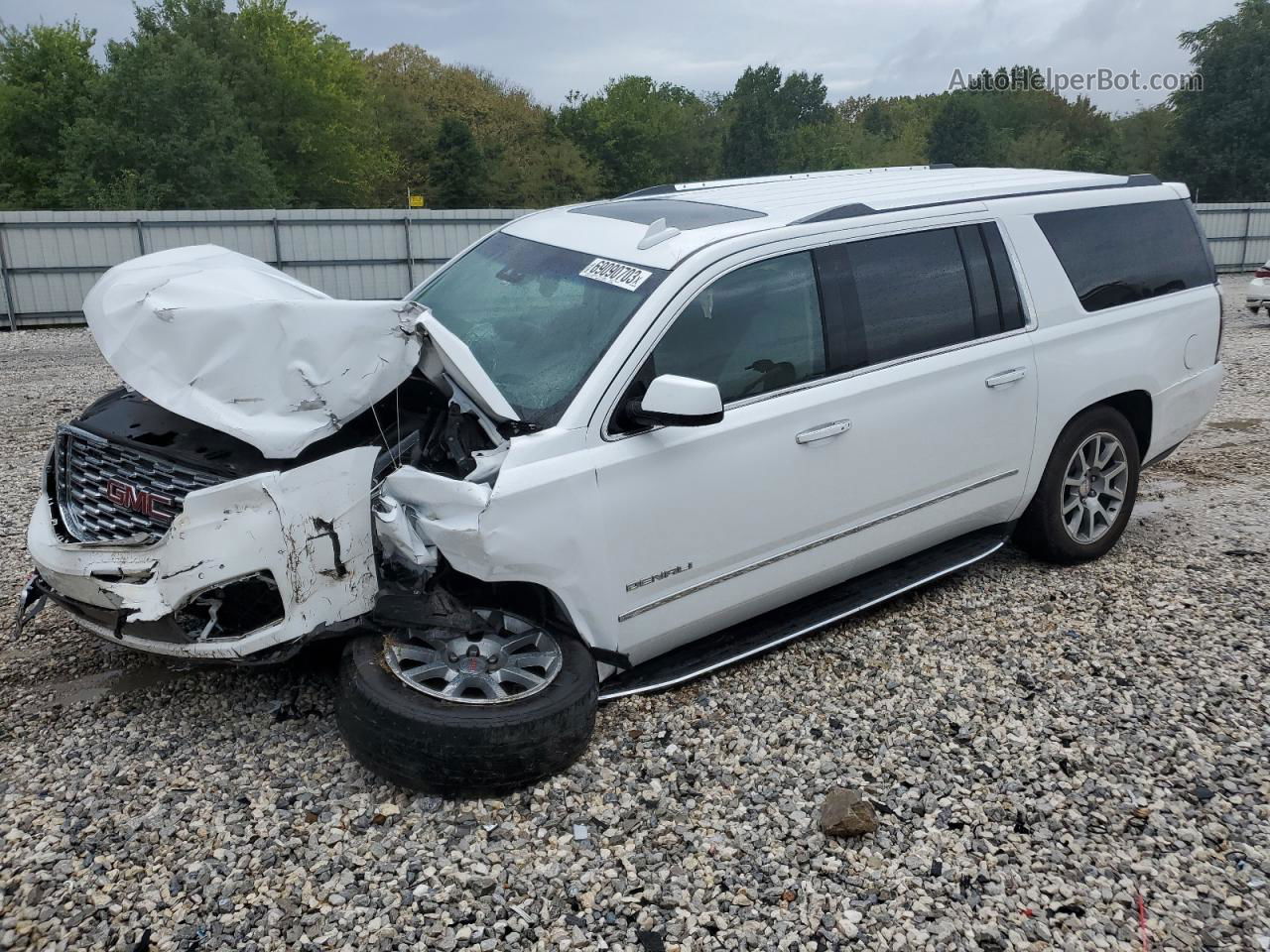 2020 Gmc Yukon Xl Denali White vin: 1GKS1HKJ2LR269583