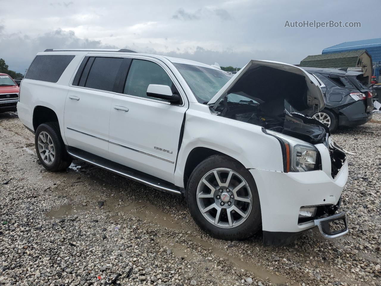 2020 Gmc Yukon Xl Denali White vin: 1GKS1HKJ2LR269583