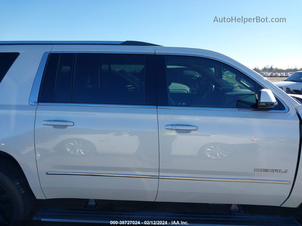 2020 Gmc Yukon Xl 2wd Denali White vin: 1GKS1HKJ5LR126577