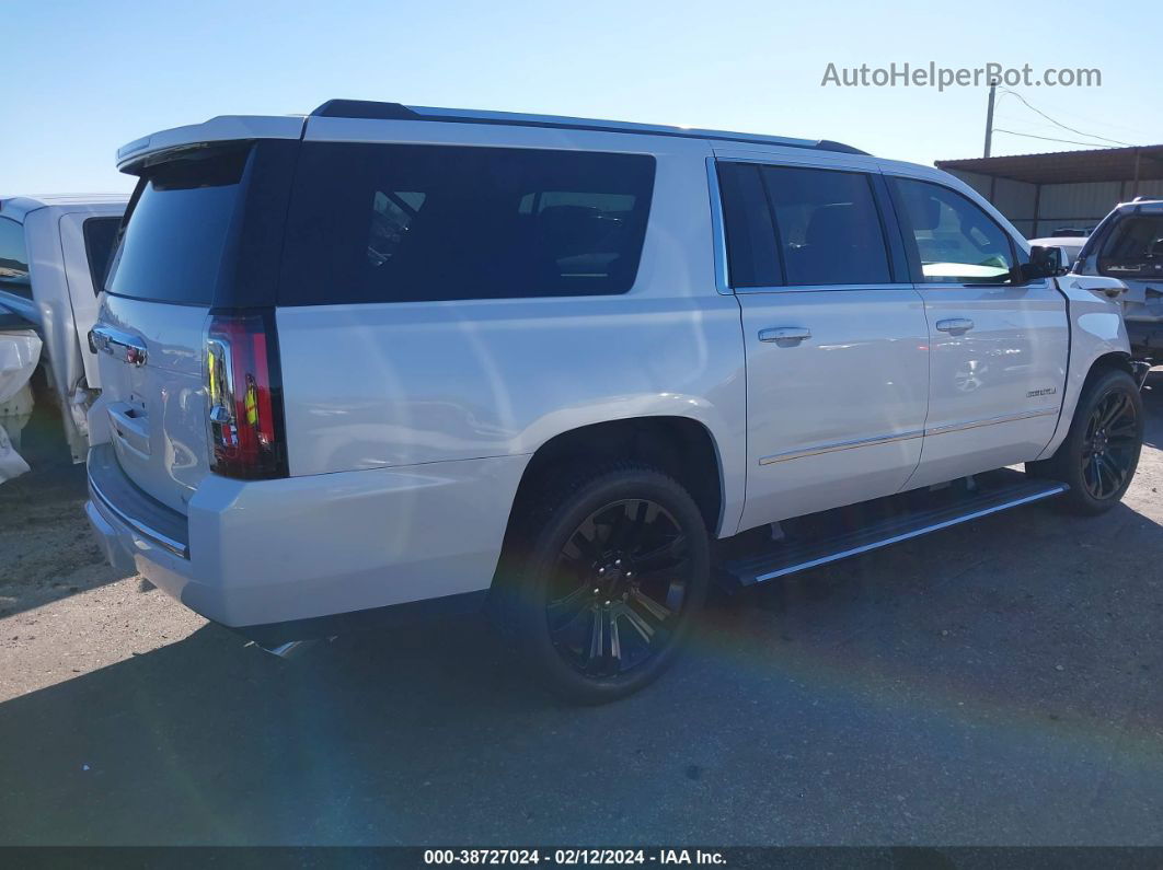 2020 Gmc Yukon Xl 2wd Denali White vin: 1GKS1HKJ5LR126577