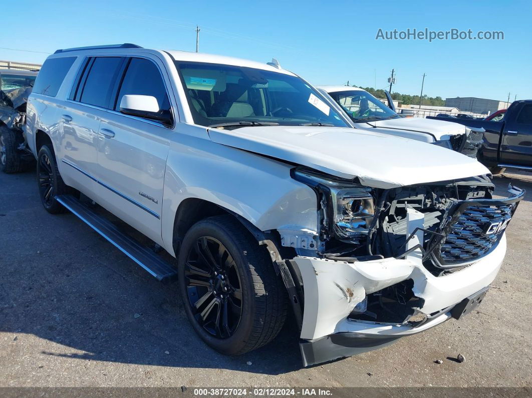 2020 Gmc Yukon Xl 2wd Denali White vin: 1GKS1HKJ5LR126577