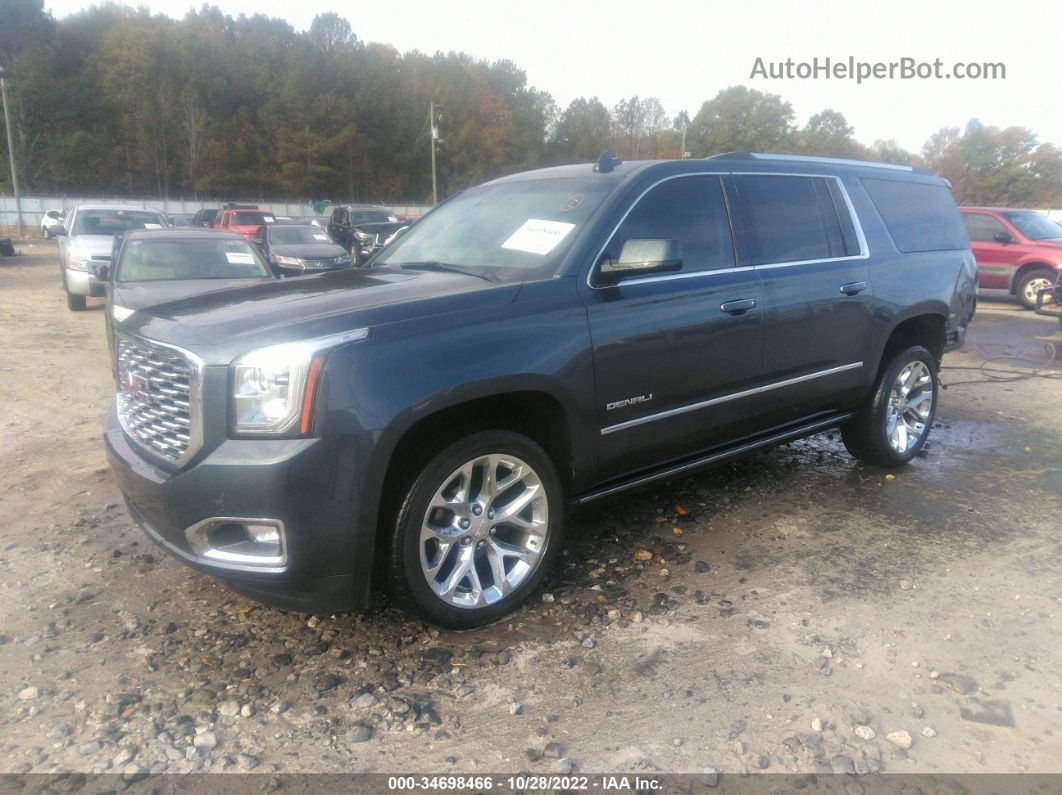 2020 Gmc Yukon Xl 2wd Denali Синий vin: 1GKS1HKJ7LR302383