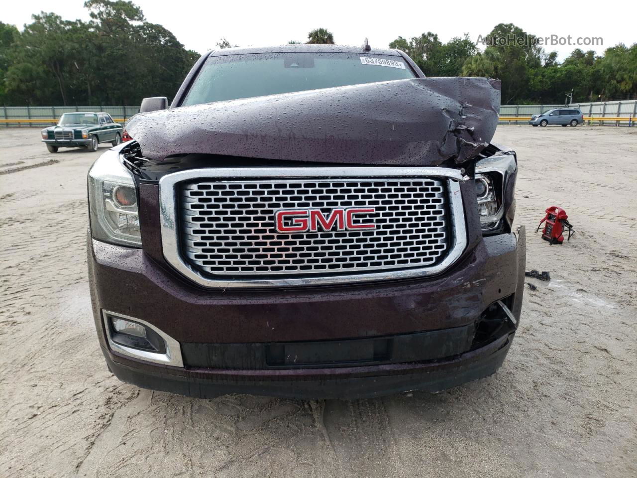 2017 Gmc Yukon Xl Denali Burgundy vin: 1GKS1HKJ8HR244260