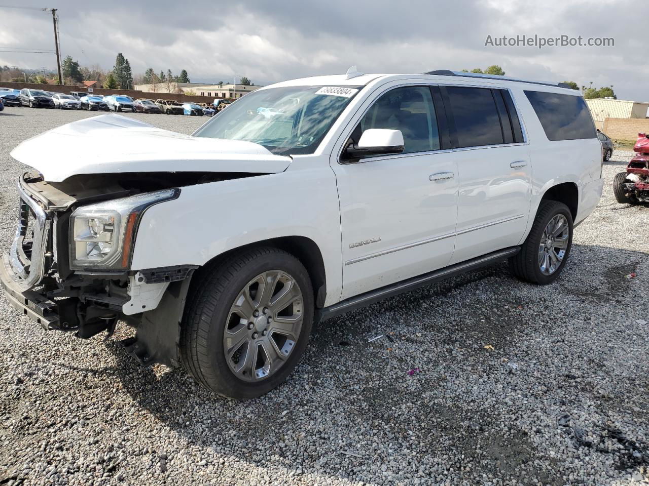 2017 Gmc Yukon Xl Denali Белый vin: 1GKS1HKJ9HR229086