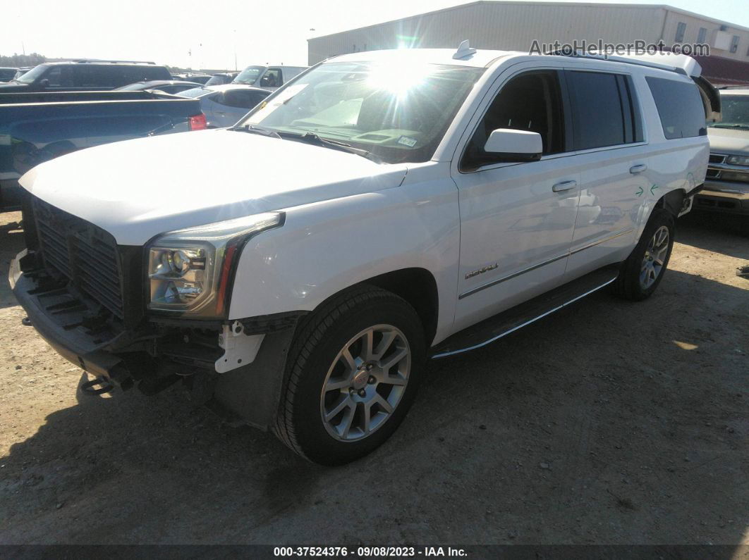 2020 Gmc Yukon Xl 2wd Denali White vin: 1GKS1HKJ9LR176611