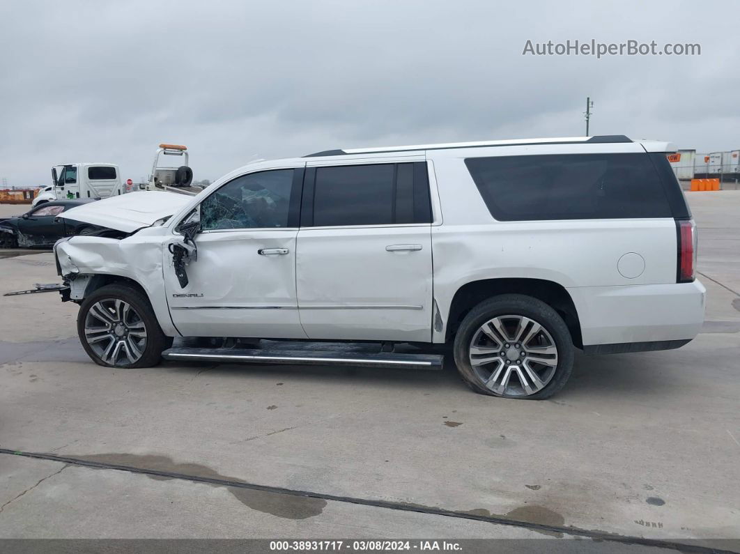 2017 Gmc Yukon Xl Denali White vin: 1GKS1HKJXHR305365