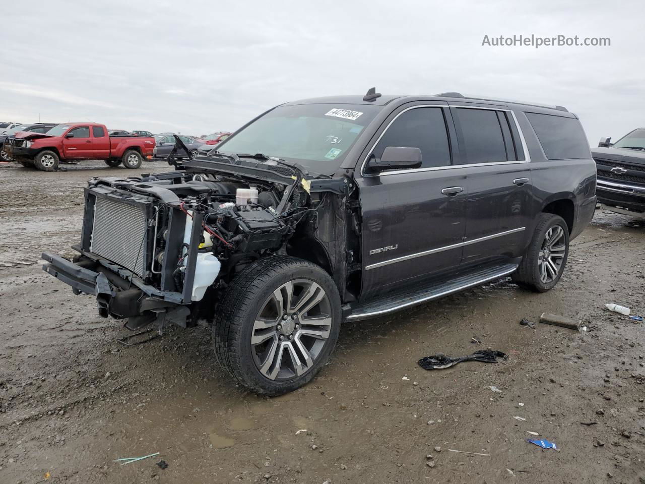 2017 Gmc Yukon Xl Denali Gray vin: 1GKS1HKJXHR394533