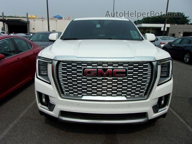 2021 Gmc Yukon Xl Denali White vin: 1GKS1JKL2MR212326