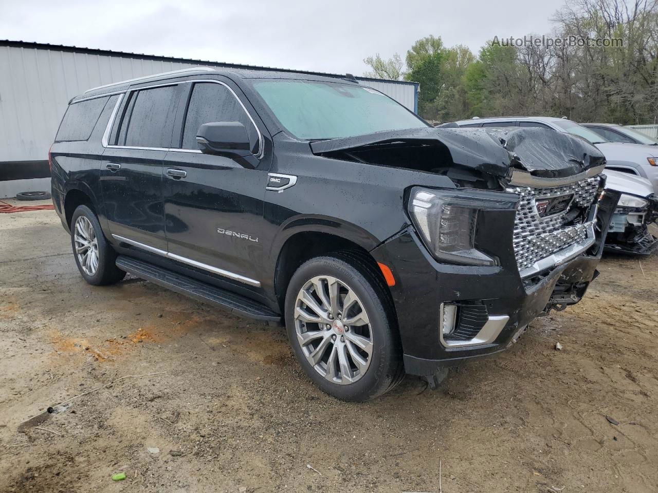 2021 Gmc Yukon Xl Denali Black vin: 1GKS1JKL2MR439807