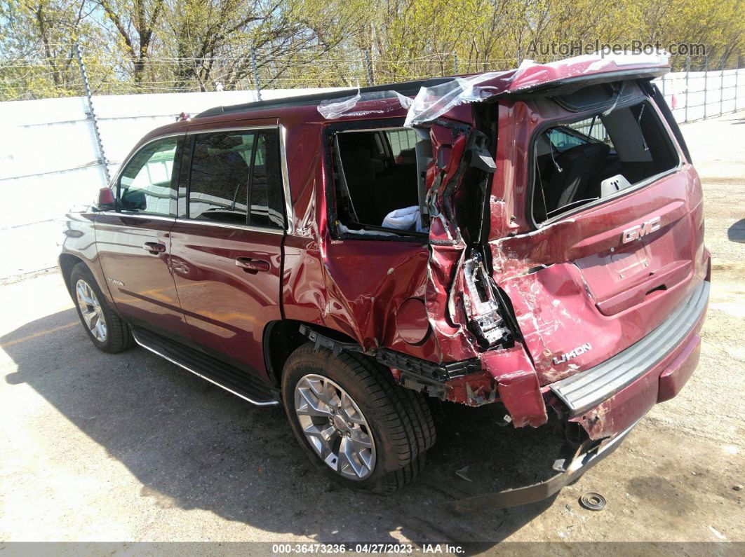 2017 Gmc Yukon Sle Maroon vin: 1GKS2AKC7HR205892