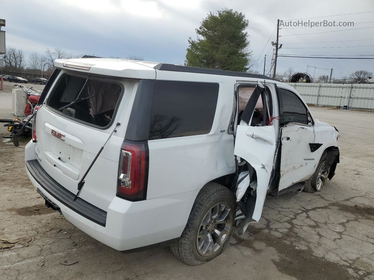 2017 Gmc Yukon Sle White vin: 1GKS2AKC8HR168190