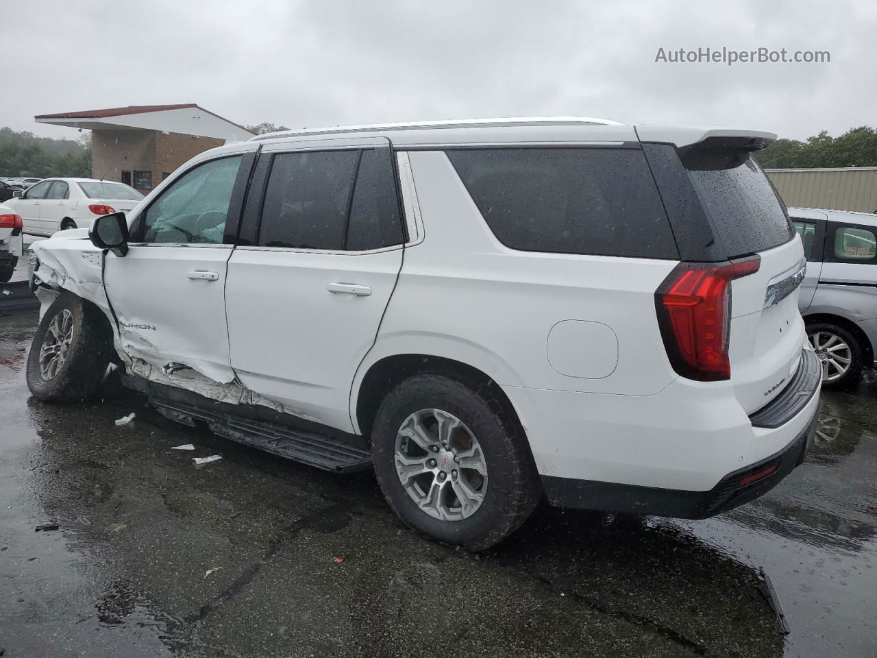 2021 Gmc Yukon Sle White vin: 1GKS2AKD7MR219925