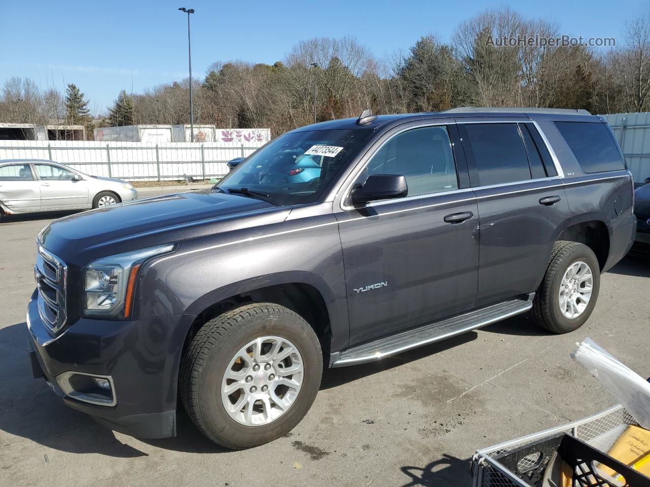 2017 Gmc Yukon Slt Gray vin: 1GKS2BKC0HR113061