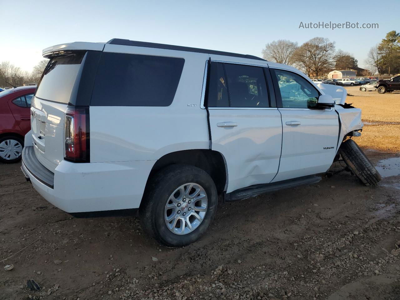 2020 Gmc Yukon Slt White vin: 1GKS2BKC0LR184169