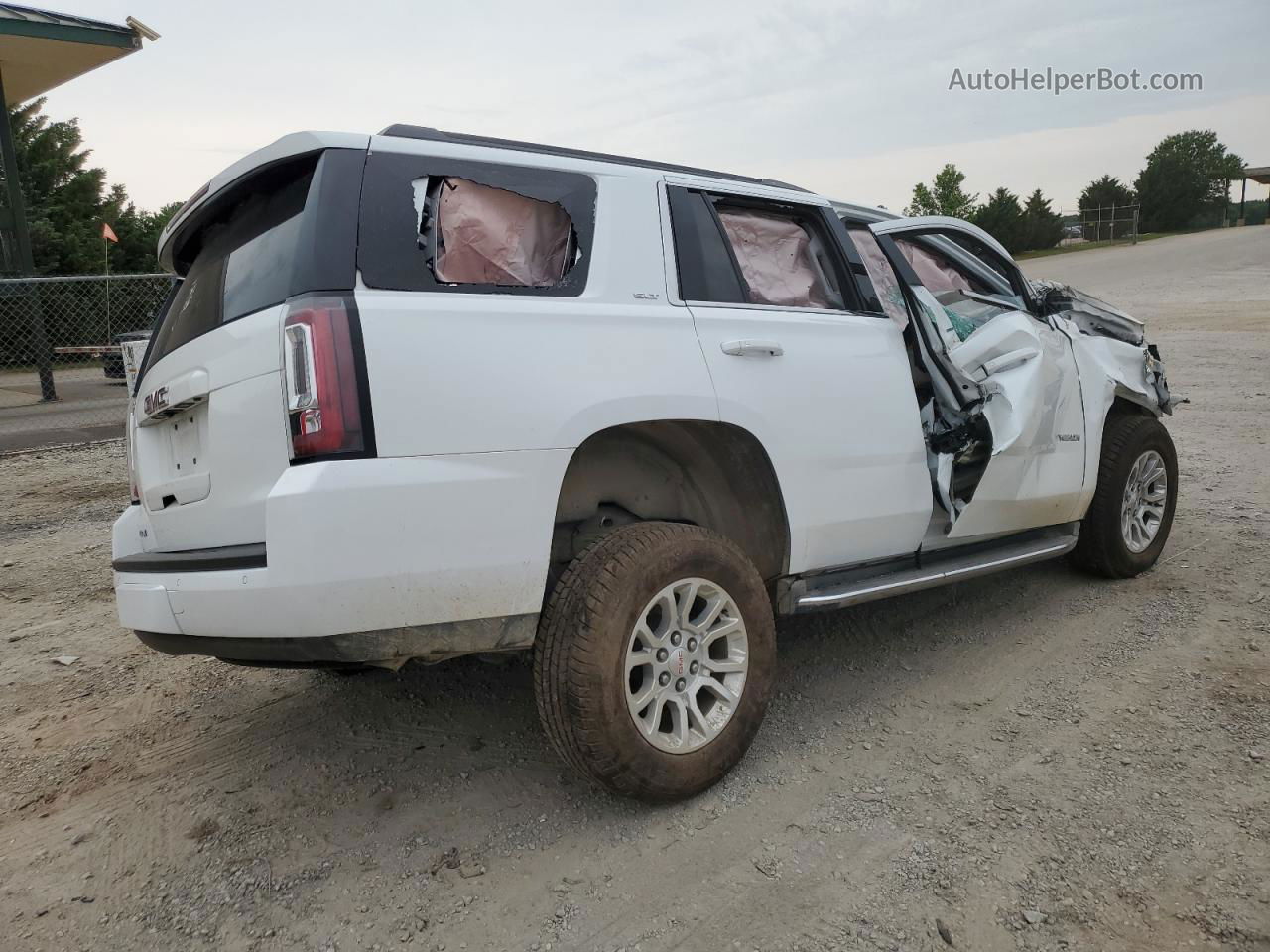 2020 Gmc Yukon Slt White vin: 1GKS2BKC0LR185564