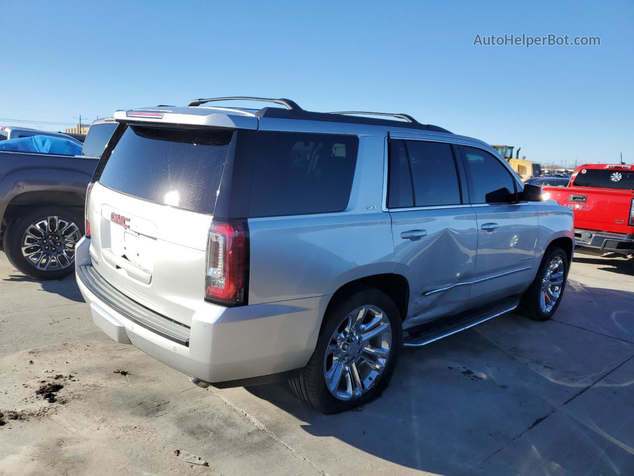 2017 Gmc Yukon Slt Silver vin: 1GKS2BKC1HR381181