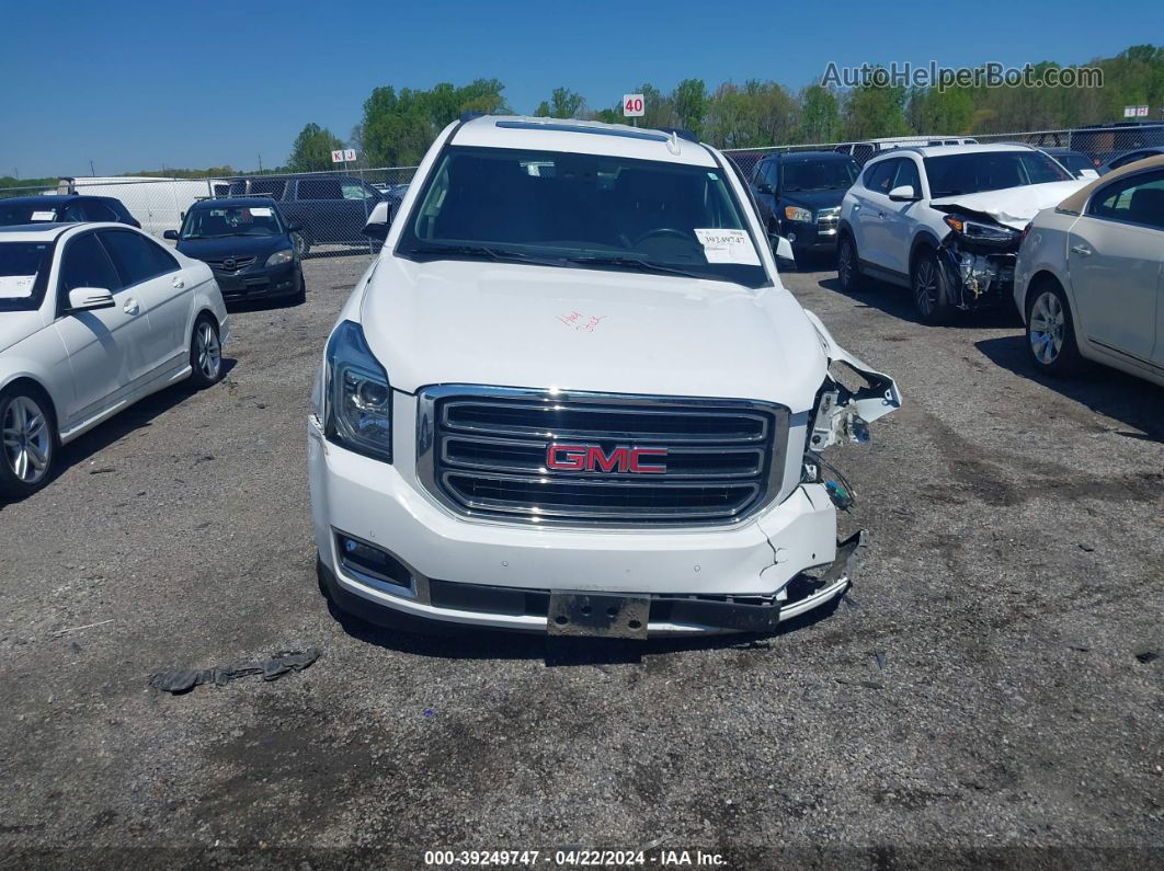 2020 Gmc Yukon 4wd Slt White vin: 1GKS2BKC1LR209211