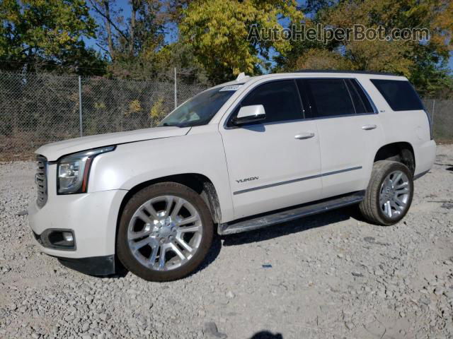 2020 Gmc Yukon Slt White vin: 1GKS2BKC1LR261776