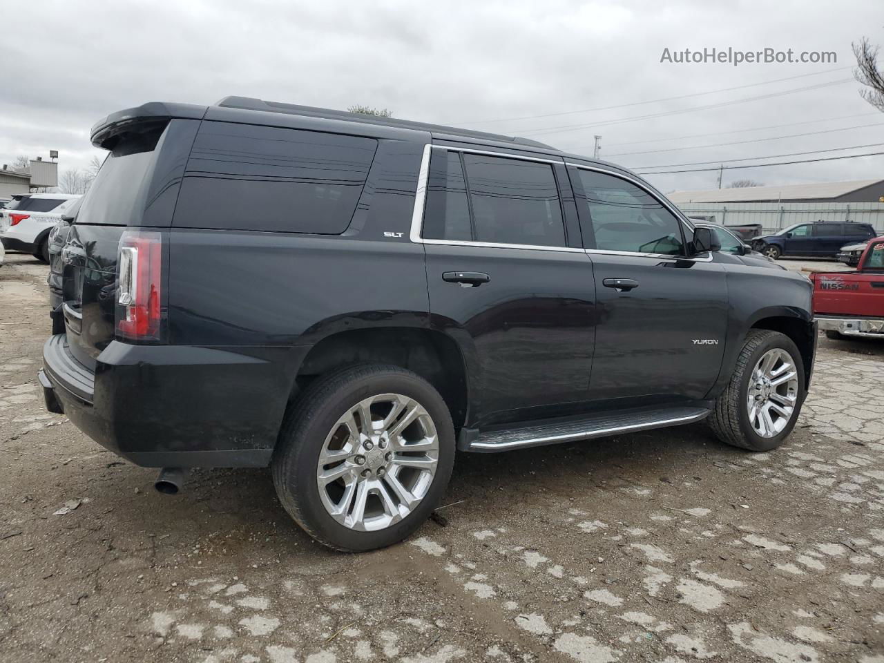 2017 Gmc Yukon Slt Black vin: 1GKS2BKC2HR360842