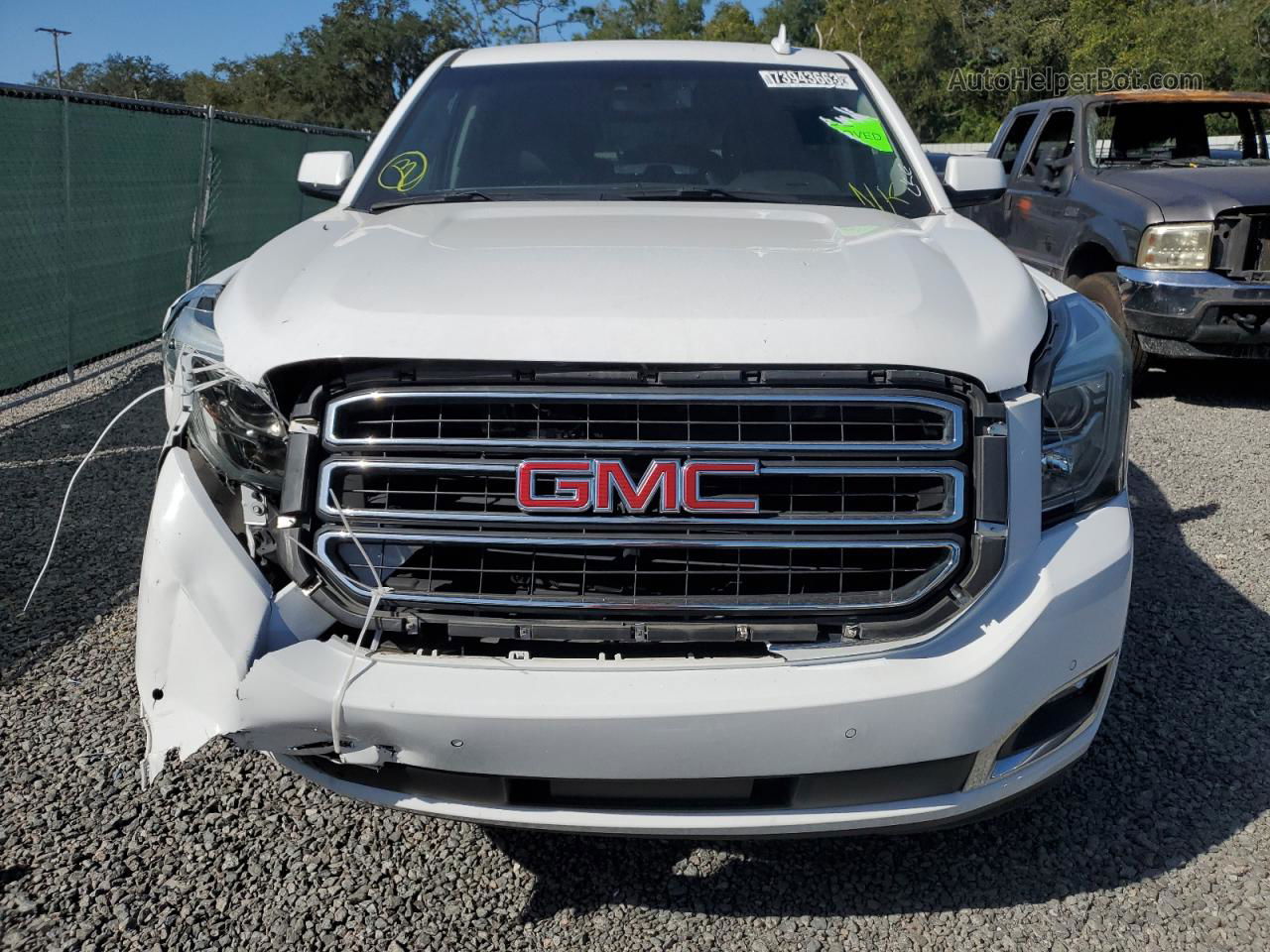 2020 Gmc Yukon Slt White vin: 1GKS2BKC2LR158110