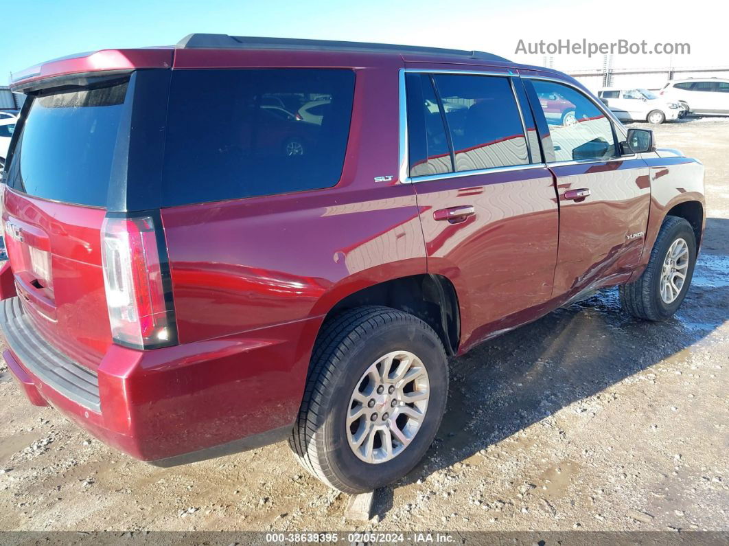 2017 Gmc Yukon Slt Maroon vin: 1GKS2BKC3HR127021