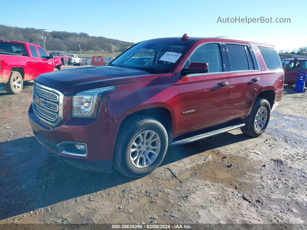 2017 Gmc Yukon Slt Maroon vin: 1GKS2BKC3HR127021