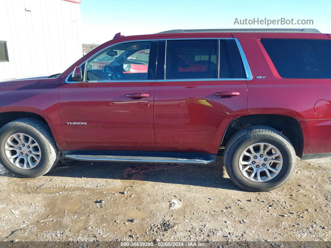 2017 Gmc Yukon Slt Maroon vin: 1GKS2BKC3HR127021