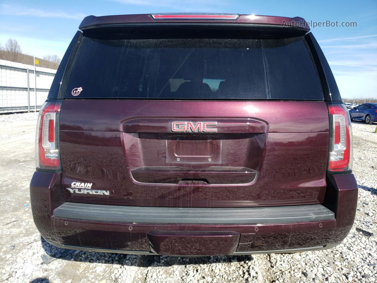 2017 Gmc Yukon Slt Burgundy vin: 1GKS2BKC3HR344665