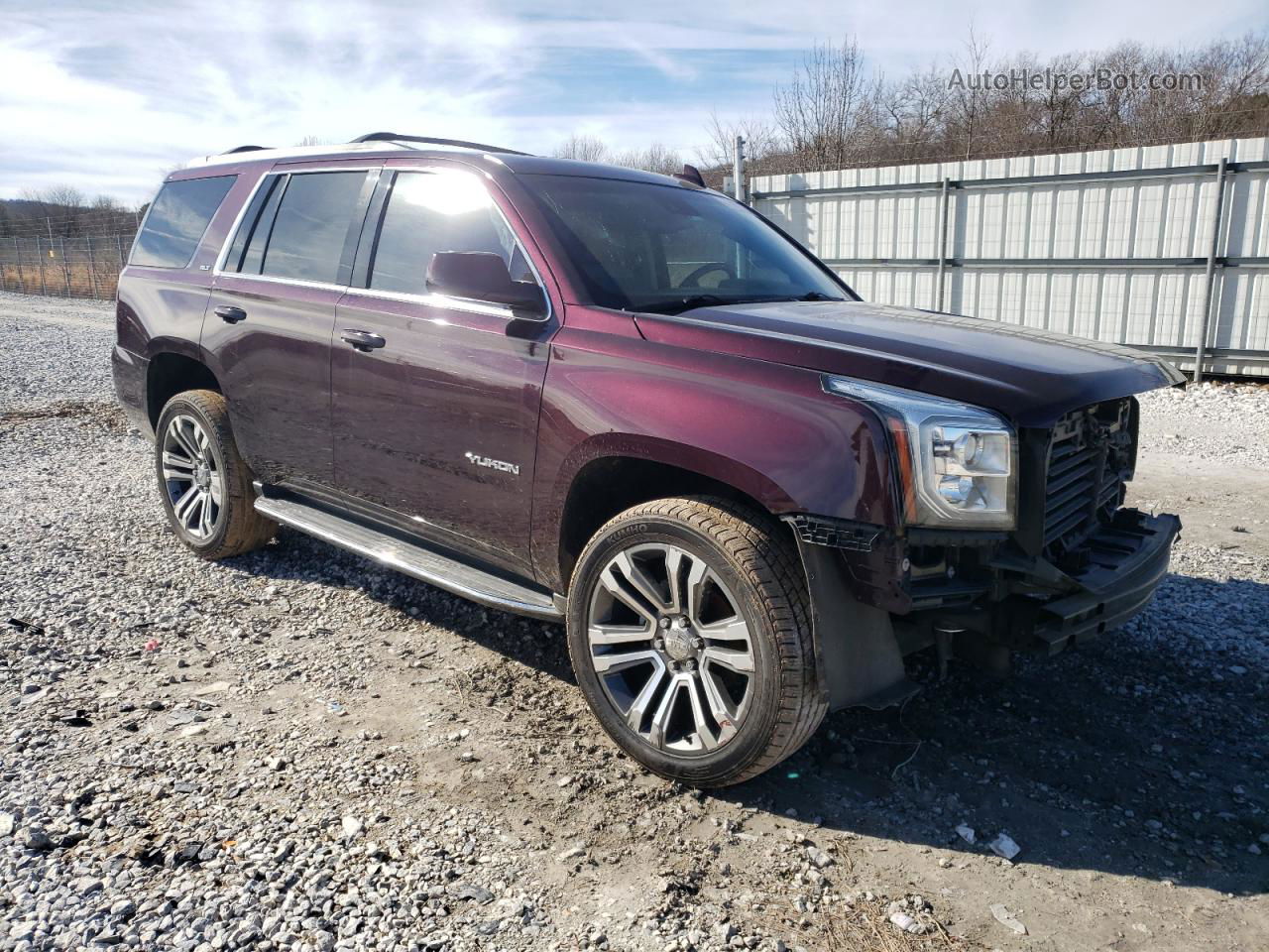 2017 Gmc Yukon Slt Бордовый vin: 1GKS2BKC3HR344665