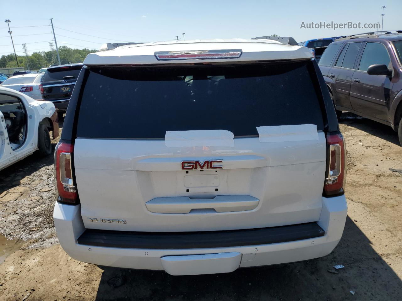 2017 Gmc Yukon Slt Белый vin: 1GKS2BKC3HR393185