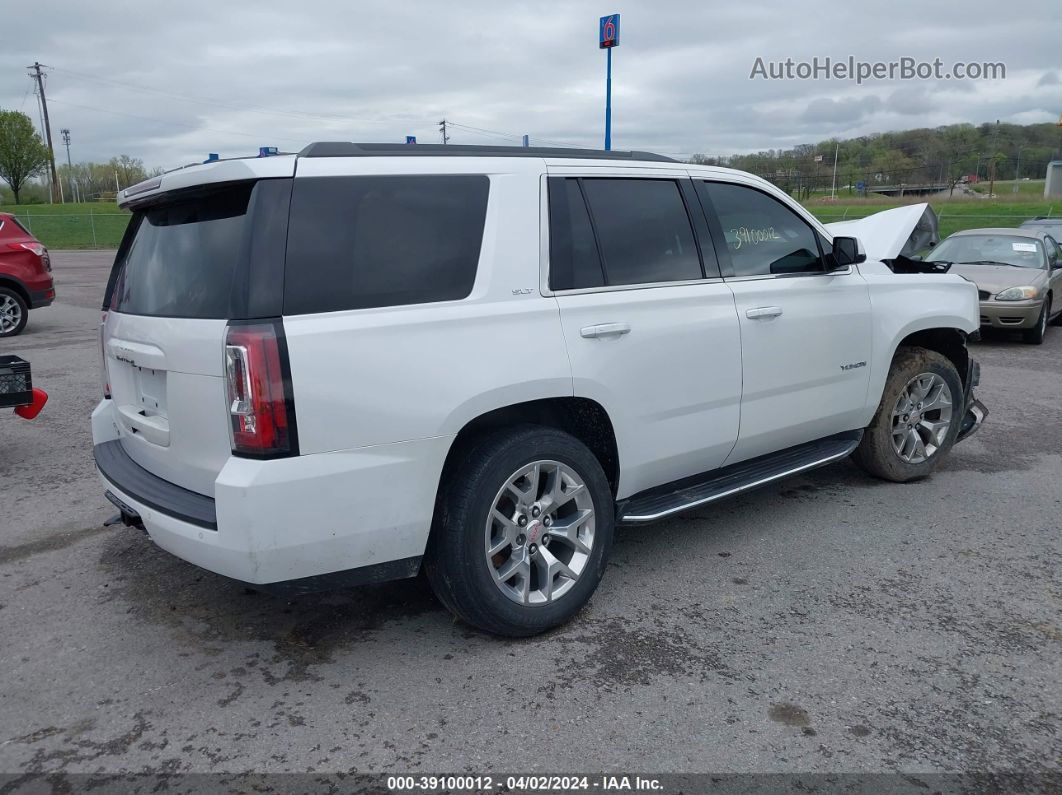 2017 Gmc Yukon Slt White vin: 1GKS2BKC4HR182559