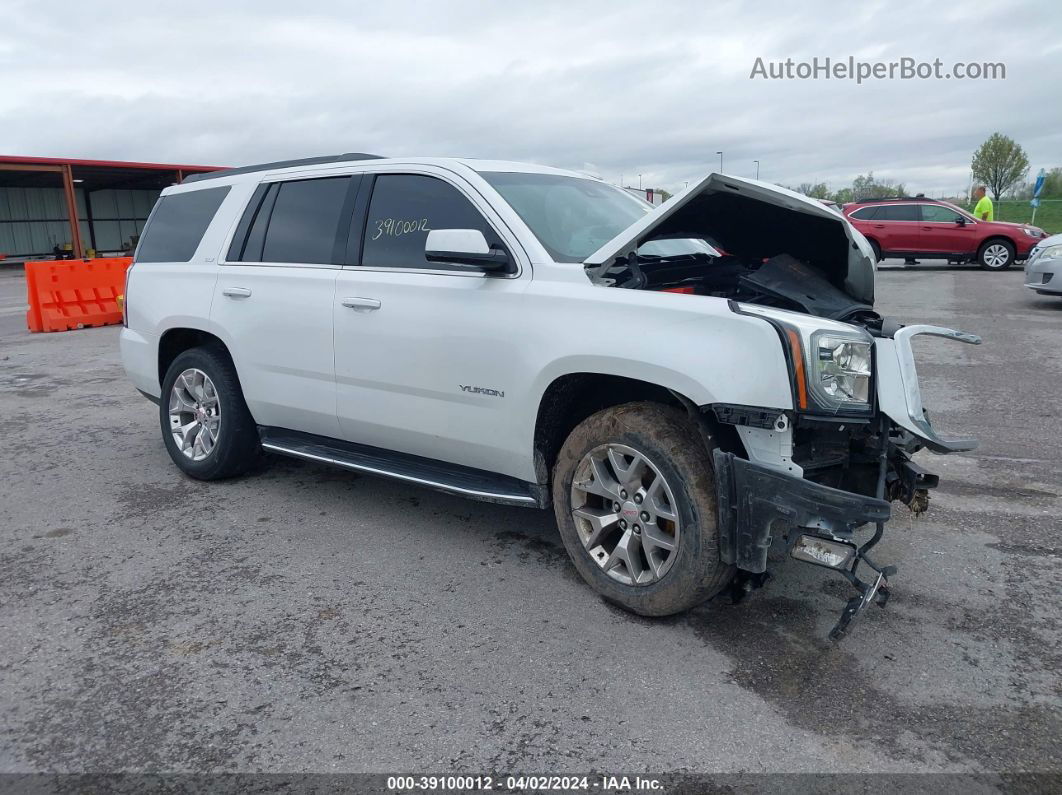 2017 Gmc Yukon Slt White vin: 1GKS2BKC4HR182559