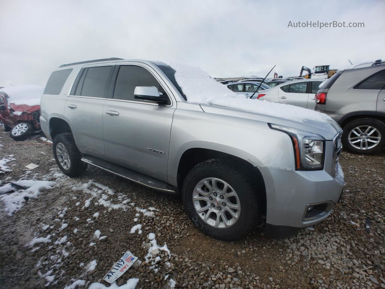 2017 Gmc Yukon Slt Silver vin: 1GKS2BKC5HR404767