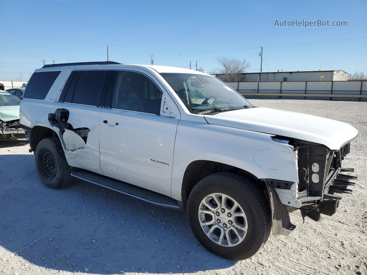 2017 Gmc Yukon Slt White vin: 1GKS2BKC5HR162319