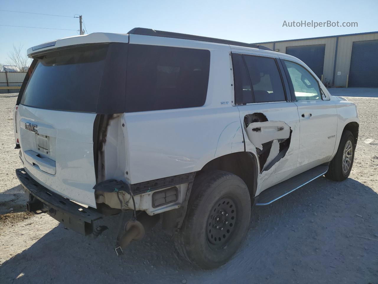 2017 Gmc Yukon Slt White vin: 1GKS2BKC5HR162319