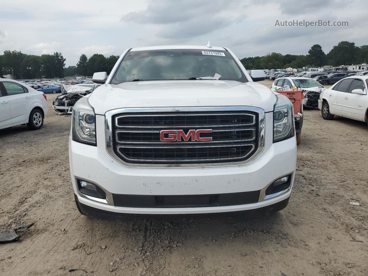 2017 Gmc Yukon Slt White vin: 1GKS2BKC5HR269001