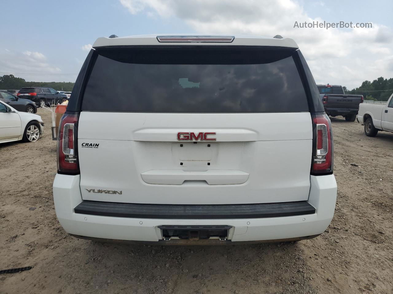 2017 Gmc Yukon Slt White vin: 1GKS2BKC5HR269001