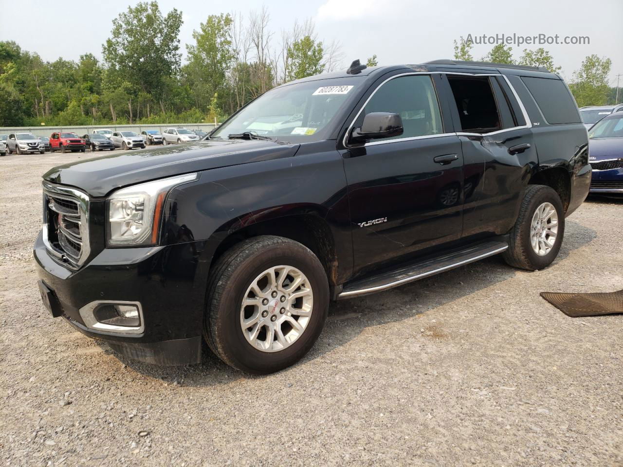 2017 Gmc Yukon Slt Black vin: 1GKS2BKC6HR149630